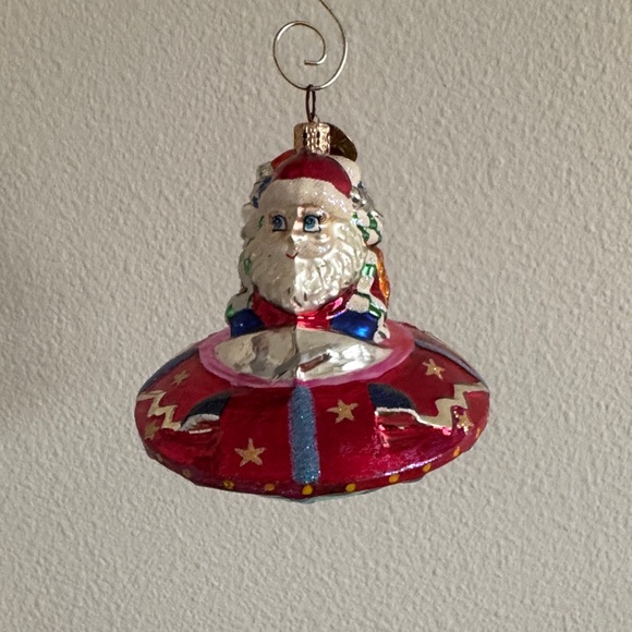 Christopher Radko Other - Christopher Radko Santa Claus UFO Ornament